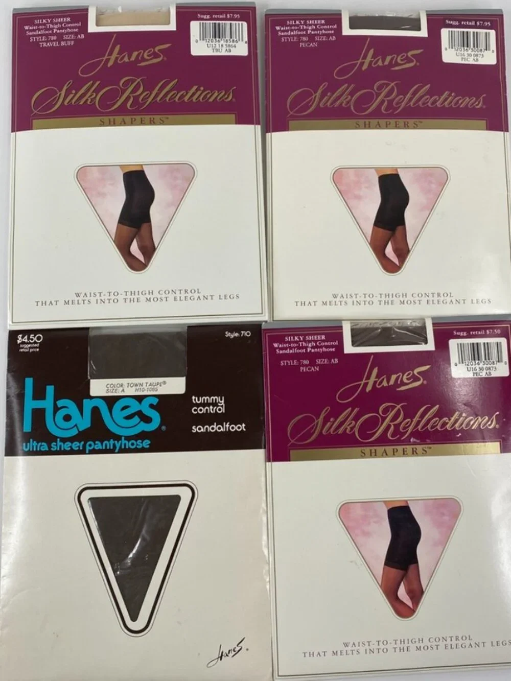 Hanes Liz Claiborne Vintage Pantyhose Lot of 15 Pairs